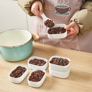 Mixed Grain <b>Rice</b> Storage <b>Container</b> Rectangle Clip-On Lid Food Preservation Box For Refrigerator And Travel Use - Product Image 2