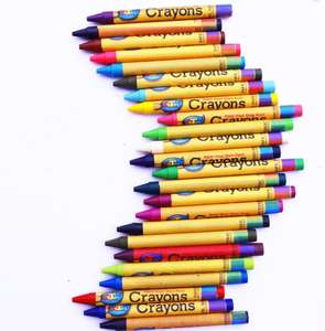 Crayons de cire non toxiques en gros, 36 couleurs, pour enfants, crayons promotionnels personnalisés OEM - Product Image 1