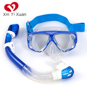 Masque et tuba de plongée pour enfants Xin Yi Xuan, anti-fuite, verre trempé, équipement de plongée pour enfants, logo personnalisé - Product Image 5