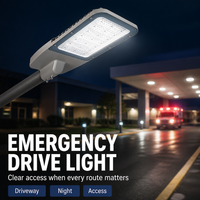 Lampadaire LED en aluminium IP65 étanche pour extérieur, éclairage routier haute luminosité pour parking et allée, éclairage nocturne, garantie 5 ans