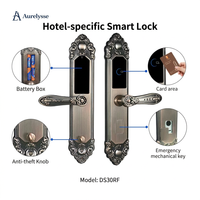 Sistema de Cerradura Inteligente de Lujo Aurelysse para Gestión de Hoteles y Apartamentos, Control por Aplicación y Tarjeta RFID, Alta Seguridad, Acero Inoxidable, Nube