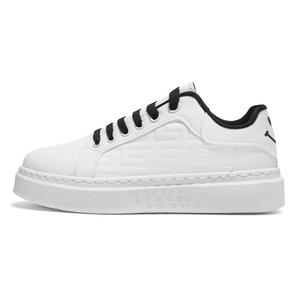 Zapatillas Deportivas Blancas con Cordones para Hombre, Otoño/Invierno, Casuales, Versátiles, Transpirables, con Suela Gruesa y Elevada - Product Image 5