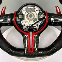 Volant en fibre de carbone pour BMW M3 M5 E70 E90 E91 F30 F20 F10 F12 F15 F36 F16 F26 F80 F35 F34 F36 Volant LED