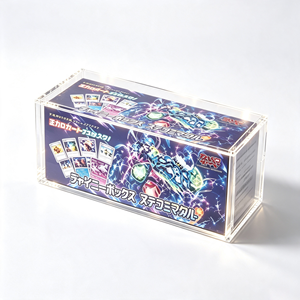 Espositore Magnetico in Acrilico Trasparente Anti-Ingiallimento da 5mm, per Pokémen TCG Japanese Deck Build Box Stella Miracle Sealed Box - Product Image 1