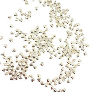 Cuentas de Plata de Ley S925 con Forma de Corazón, Color Verde Intenso, 3.3mm de Diámetro, Cuentas Sueltas para Hacer Pulseras, Collares y Joyería DIY - Product Image 4