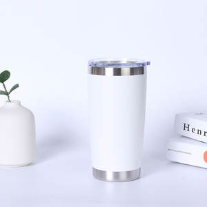 Vaso Térmico Personalizado con Recubrimiento en Polvo, 20 oz, Doble Pared, Taza de Viaje de Acero Inoxidable 304, Vaso Térmico Aislado al Vacío - Product Image 6