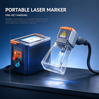 Marqueur laser à fibre portable, mini marqueur laser pour métal, acier, aluminium, plastique, équipement de gravure laser industriel