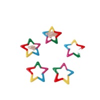 Couleurs douces étoile fleur forme BB Clips mignon couleur bonbon métal pinces à cheveux pince à cheveux pour enfants filles accessoires de cheveux