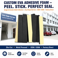 Doublure en mousse EVA autocollante imperméable de forme spéciale personnalisée pour emballage de protection