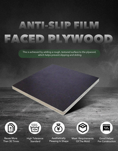 Contrachapado Recubierto de Película de 1220*2440 mm, Contrachapado <span class=keywords><strong>Antideslizante</strong></span> con Pegamento Fenólico, Contrachapado Ignífugo para Construcción - Product Image 5