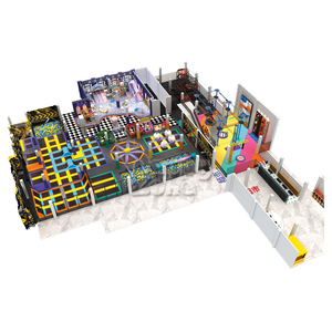 Solution de parc d'aventure <span class=keywords><strong>commercial</strong></span> personnalisé, aire de jeux intérieure avec parc de trampolines, arène de ninja tag pour <span class=keywords><strong>centre</strong></span> de divertissement - Product Image 3