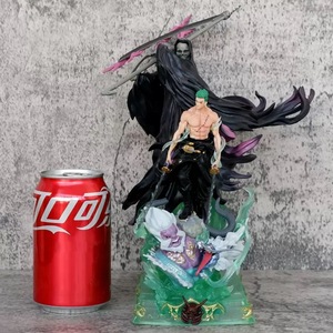 Nuevo 26cm Japón One Pieces <span class=keywords><strong>Anime</strong></span> <span class=keywords><strong>GK</strong></span> One Pieces Figura DE ACCIÓN Death Ghost Roronoa Zoro <span class=keywords><strong>Anime</strong></span> Figura - Product Image 2