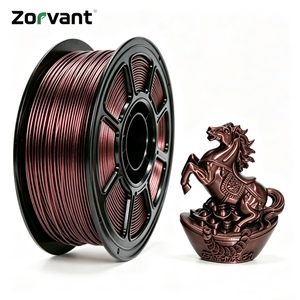 Filamento para Impresora 3D Zorvant Coffee Bronze, Acabado Metálico, PETG de 1.75mm, 1kg, Brillante, Decorativo, Temperatura de Impresión 220C - Product Image 1