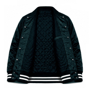 High Quality Custom Satin <b>Jacket</b> Winter Wear Wholesale Custom <b>Men</b> Standard Button Closure <b>Men's</b> Outdoor Satin <b>Jacket</b> For <b>Men</b> - Product Image 4
