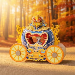 Set de Notas Adhesivas 3D Personalizadas con Diseño de Animales, Música, <span class=keywords><strong>Cenicienta</strong></span> y Calabaza, Adorno de Escritorio <span class=keywords><strong>Pop</strong></span>-up de Cuento de Hadas con Luz Nocturna, Regalo - Product Image 1