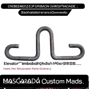 Elevator Embedded <b>Hook</b> Q235 Steel For Freight Elevator Parts Custom Made - Product Image 1