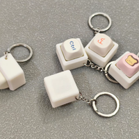 Capuchons de touches de clavier personnalisés en PVC avec logo de dessin animé, porte-clés, conception DIY pour soulager le stress, capuchons de touches en acrylique personnalisés