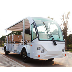 Bus touristique à 4 roues, 8, 11, 14, 17 places, entièrement fermé, véhicule de patrouille à essence - Product Image 2