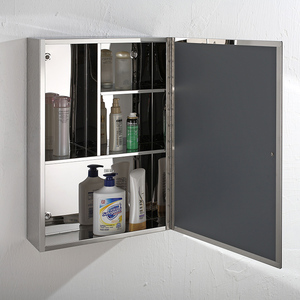 Moderne En Acier Inoxydable Salle De Bain Miroir <span class=keywords><strong>Armoire</strong></span> <span class=keywords><strong>Armoire</strong></span> à <span class=keywords><strong>Pharmacie</strong></span> - Product Image 1
