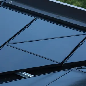 YONZ 188W Solar Panel Tile Fashion Roof Solar Panel Tile Single-Glass Roof Solar Tiles Series Energy