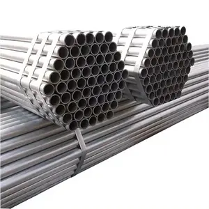 FACTORY SUPPLY ASTM A106 A179 A192 Galvanized carbon ERW mild iron round welded steel pipes