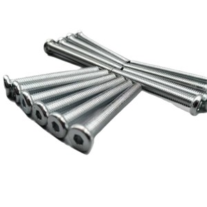 Flat Head Hex <b>Socket</b> <b>Screws</b> M6x1060 Fully Threaded For Furniture And Shelves DIN GBT 70.1-2008 Level 4.8 - Product Image 5