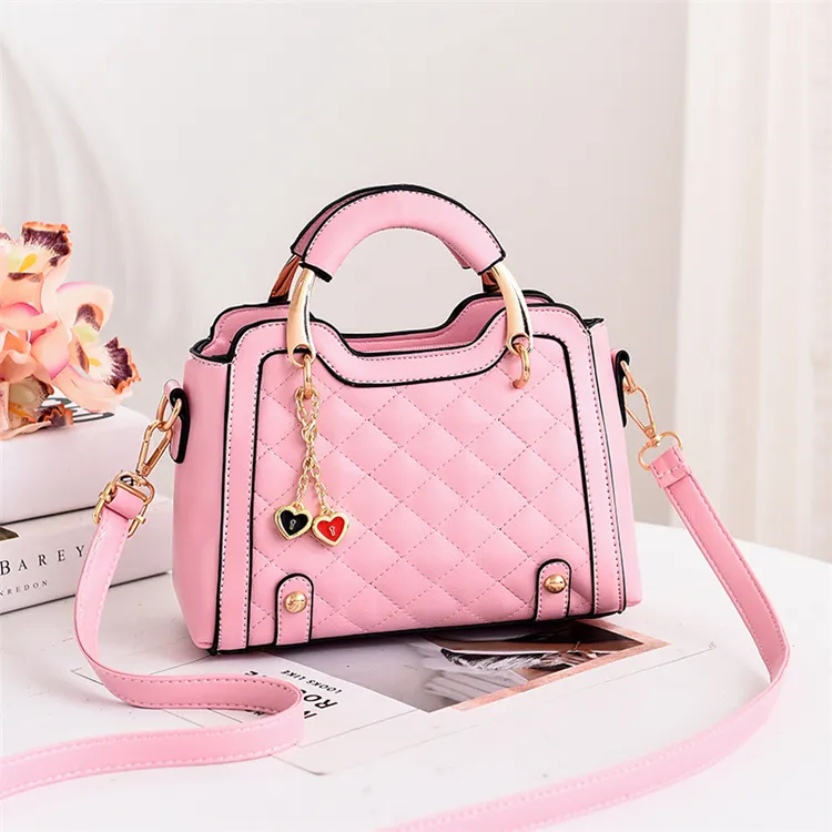 2023 custom wholesale hot sales fashion office high new design beautiful pink cute handbags