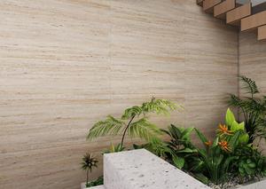 Revestimiento de Pared de Piedra Curvada Moderna de Nueva Tecnología, Baldosas Flexibles de Travertino Cerámico, Venta al por Mayor de Fábrica, Losa Grande para Exterior e Interior - Product Image 5