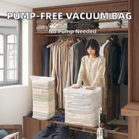 Sac de compression sous vide imperméable PA PE 120 microns, gain de place pour vêtements, couettes, chaussures de voyage, chaussettes, fourrures