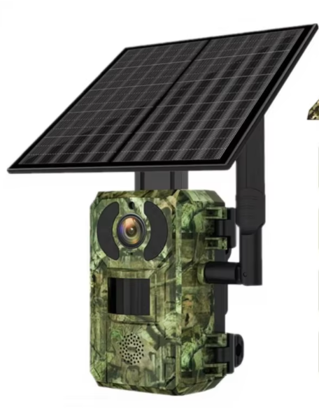 4MP Ucon Outdoor Wildlife Solar Hunting Trail Camera AI Human Detection 25M Night Vision Waterproof PIR Motion Detection SIM