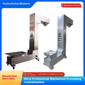 Neuer Zustand Z-Typ Schaufel aufzug Edelstahl <span class=keywords><strong>Vertical</strong></span> Feeder Kletter förderer für Lebensmittel pulver förderer Produkt - Product Image 6