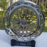 FANXI Geschmiedete Big-Lip-Felgen 20x10 22x12 24x12 24x14 26x14 26x16 8x180 8x6.5 6x139.7 für Chevrolet Silverado Ram 1500/2500 Räder