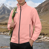 Vente en gros Veste coupe-vent de haute qualité Veste légère personnalisée pour hommes Manteau de travail coupe-vent Veste imperméable à coquille souple
