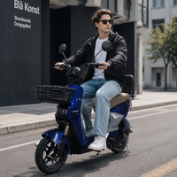 Vélo électrique à freinage sûr 350W 500W, longue autonomie, scooter électrique pour adulte, bicicleta elétrica