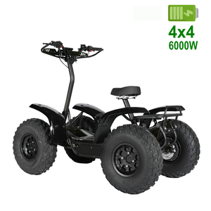 Scooter électrique tout-terrain pliable, portable, moteur 6000W, <span class=keywords><strong>quad</strong></span> électrique 4x4 pour hommes, aventure en plein air, escalade, cross-country - Product Image 3
