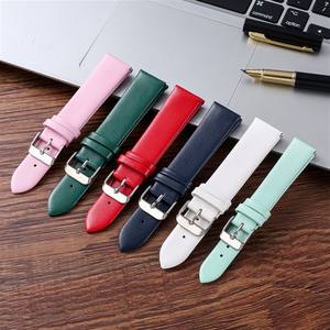 Correa de <span class=keywords><strong>reloj</strong></span> de piel de Animal Real para mujeres y hombres, pulsera de cuero de grano completo hecha a mano, accesorios, correa de <span class=keywords><strong>reloj</strong></span> suave de alta calidad - Product Image 2