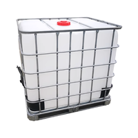 Réservoir IBC en polypropylène de 1000 L pour le stockage de liquides alimentaires et chimiques, usage industriel, boissons