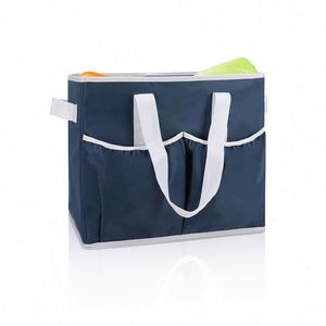 Bolsa de compras reutilizable plegable tipo caja de fábrica BSCI - Product Image 5