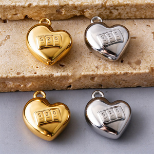 D1069 Accessori Fai da Te Ciondolo Gioielli in Acciaio Inossidabile 316, Charm 3D a forma di Ciambella, Astronauta, Angelo, Mela, Barca, Campana per Orecchini e Collane - Product Image 2