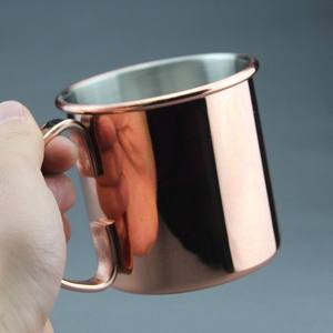 Tazza di birra all'aperto portatile di vendita calda del drinkware del caffè di viaggio della tazza di rame - Product Image 3