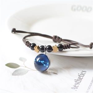 Trendz barato al por mayor de vidrio de moda Cadena de horóscopo pulsera - Product Image 3