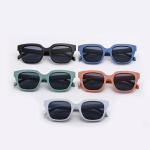 Gafas de sol cuadradas azules para mujer, montura de PC, UV400, ligeras, tipo 3, protección solar - Product Image 3