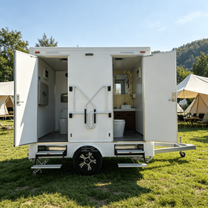 Camping Caravan Portable Bathroom Toilet Portable WC Toilet Mobile Washroom Restroom Trailer Portable Toilet - Product Image 2