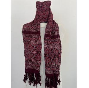 ซอฟท์ ryon บล็อคมือพิมพ์ ajrakh เนื้อพรีเมี่ยมเครื่องซักได้เหมาะสำหรับงานเลี้ยงที่สง่างามและโอกาสทางวัฒนธรรม - Product Image 1