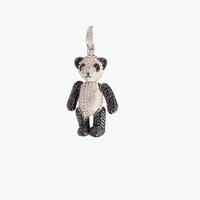 Collier Femme Accessoires Zircon Coloré Plaqué Or Pendentif Couple Petit Animal Tridimensionnel Plaqué Rhodium