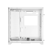 Boîtier PC de jeu personnalisé en usine, tour complète ATX, blanc, boîtier de jeu, boîtier d'ordinateur de bureau transparent, boîtier PC