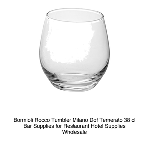 Vaso Milano DOF Temerato 38 cl Bormioli Rocco H 9.2 cm Ø 8.9 cm - Product Image 2