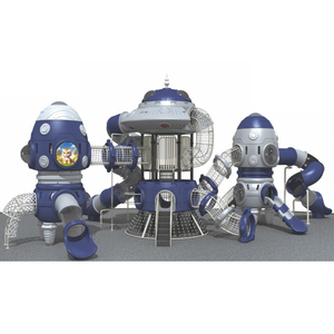 สนามเด็กเล่นกลางแจ้งแบบกำหนดเองพร้อมสไลเดอร์, ตาข่ายปีนป่าย, ม้าโยกสปริง และสิ่งอำนวยความสะดวกสำหรับการเล่นอื่นๆ มากมาย - Product Image 4