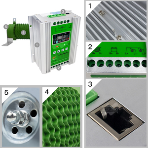 Contrôleur de charge hybride éolien-solaire MPPT 4000W (12V/24V/48V Auto) |   Égaliseur et régulateur de batterie au lithium/plomb-acide W747 - Product Image 5