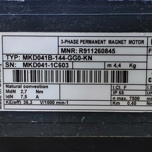 ใหม่เอี่ยมและของแท้ 100% Rex-roth MKD041B-144-GG0-KN พร้อมการรับประกัน - Product Image 5